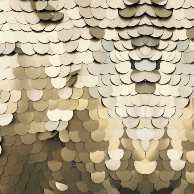 Photobooth achterwand Mermaid gold