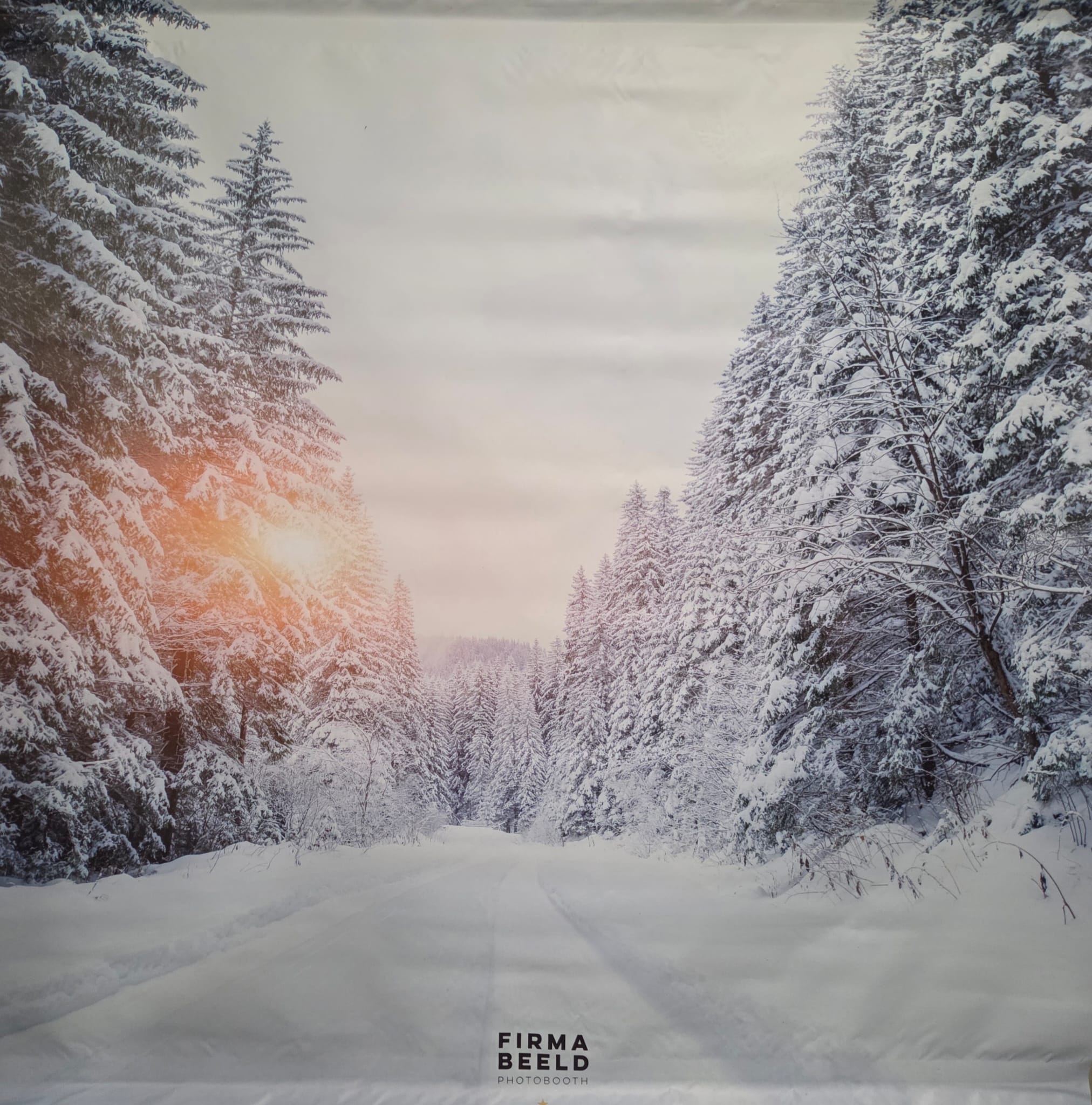 Photobooth achterwand Winter Wonderland